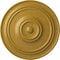 Ekena Millwork Classic Ceiling Medallion (For Canopies up to 5 1/2"), 21 7/8"OD x 2 3/8"P, Iridescent Gold CM22CLIGS - alternate 1